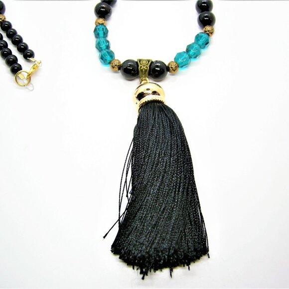 Downton Abbey Style Tassel Necklace - Picture 2 of 6